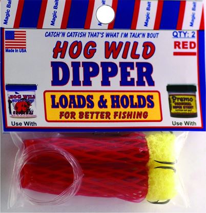 Picture of Magic Bait 48-23 Hog Wild Bait Dipper Red Dip Worm (210705)