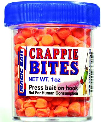 Picture of Magic Bait 05-12 Crappie Bites Orange, Catch More Slabs, 1oz Jar (071422)