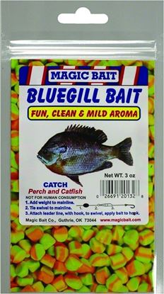 Picture of Magic Bait PB-3 Bluegill Bait 3 Color Cubes 3oz Re-closeable Bag