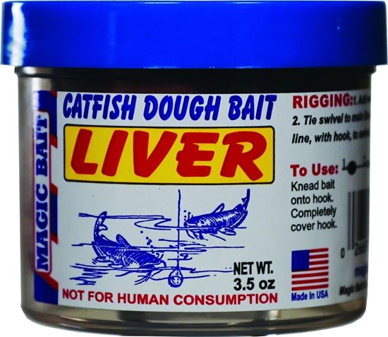 Picture of Magic Bait CDLVR-1 Catfish Dough Bait Liver 3.5oz Dough In Jar