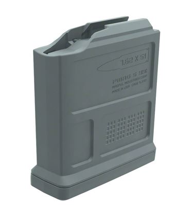 Picture of Magpul MAG549-BLK PMAG Magazine 5 AC, 7.62x51 - AICS Short Action 5Rd, Black