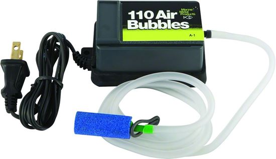 Picture of Marine Metal A-1 110 Air Bubbles Pump 110V AC W/Tubing & Air Stone