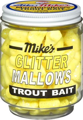 Picture of Atlas Mike's 5203 Glitter Mallows Yellow/Cheese 1.5oz Jar