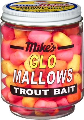 Picture of Mike's 5023 Glo Mallows Assorted/Cheese 1.5oz Jar