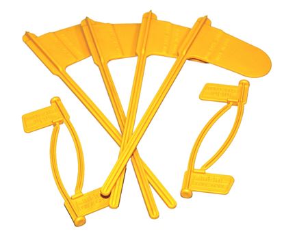 Picture of MTM CFP Pistol & Rifle Chamber Indicator Flags, Yellow, 8 Pack