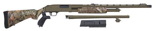 Picture of Mossberg Firearms 55114 Flex 500 Combo 12 Ga RH 24" OD Green