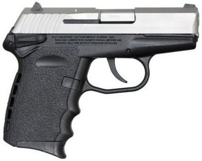 Picture of SCCY 9mm 3.1 10+1 3 Dot Adj Compact Black