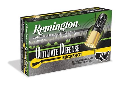 Picture of Remington 12B008RRHD Ultimate Defense Buckshot 12 GA 2-3/4" 8Pellet 00B 1200FPS Reduced Recoil