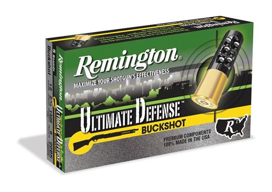 Picture of Remington 12B008RRHD Ultimate Defense Buckshot 12 GA 2-3/4" 8Pellet 00B 1200FPS Reduced Recoil