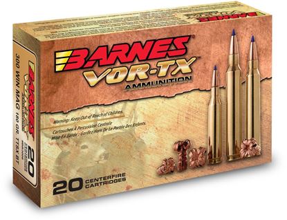 Picture of Barnes 21557 VOR-TX Rifle Ammo 25-06 REM, TTSX BT, 100 Grains, 3225 fps, 20, Boxed
