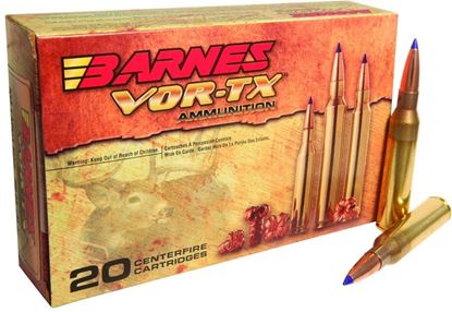 Picture of Barnes 30727 VOR-TX Rifle Ammo 338 LAPUA, LRX BT, 280 Grains, 2800 fps, 20, Boxed