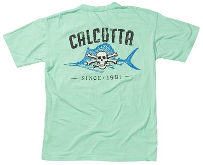 Picture of Calcutta Fish Bones T-Shirts W/Pocket