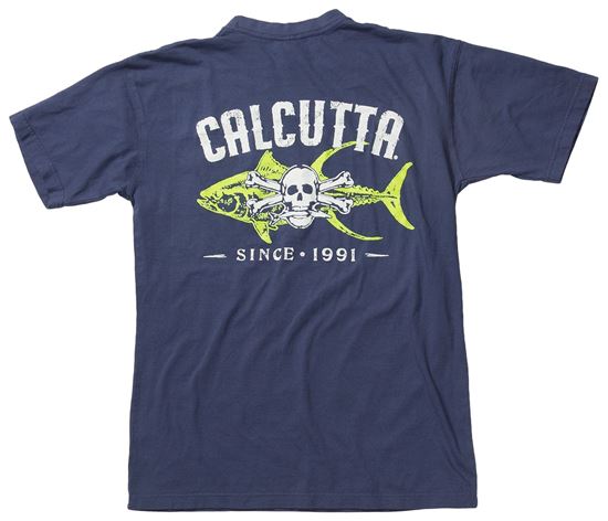 Picture of Calcutta Fish Bones T-Shirts W/Pocket