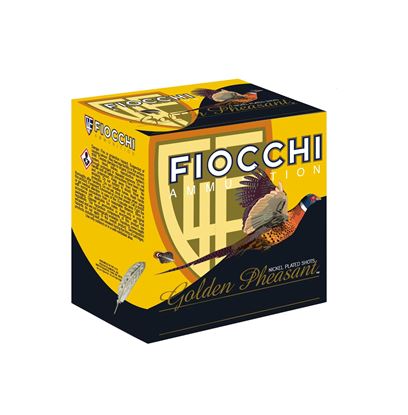 Picture of Fiocchi 20GP6 Golden Pheasant Shotshell 20 GA, 2-3/4 in, No. 6, 1oz, 2.88 Dr, 1245 fps, 25 Rnd per Box