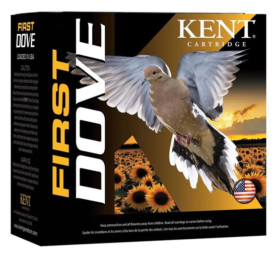 Picture of Kent K12D28-7.5 First Dove Shotshell 2 3/4" 12 GA 1oz #7.5 Shot 1300 F.P.S