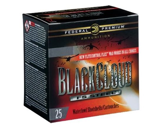 Picture of Federal PWBX209-3 Black Cloud Waterfowl Shotshell 20 GA 3" 1oz 3, 25 Rnd per Box