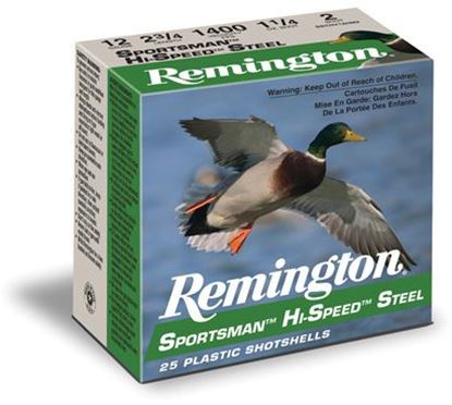 Picture of Remington SSTHV10B Sportsman Hi-Speed Steel Shotshell 10 GA, 3-1/2 in, No. BB, 1-3/8oz, Max Dr, 1500 fps