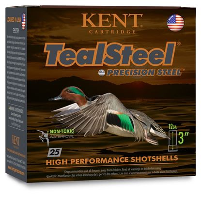 Picture of Kent KTS20328-6 TealSteel Precision Steel Waterfowl Shotshell 20 GA, 3 in, No. 6, 1oz, 1350 fps