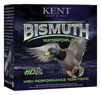 Picture of Kent B1235W42-3 Bismuth Non-Toxic Waterfowl Shotshell 3 1/2" 12 GA 1 1/2oz #3 Shot 1450 FPS 25 Rnd