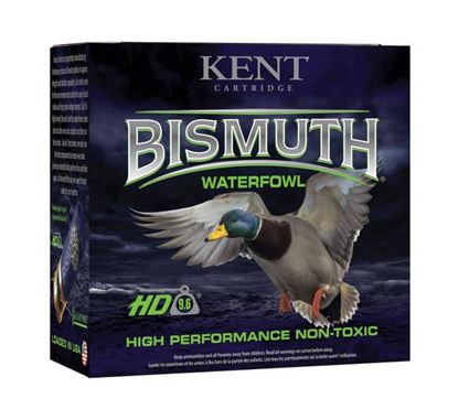 Picture of Kent B123W40-4 Bismuth Non-Toxic Waterfowl Shotshell 3" 12 GA 1 3/8oz #4 Shot 1450 FPS 25 Rnd