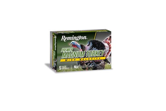 Picture of Remington P12XHM5A Premier Magnum Shotshell 12 GA, Copper-Plated, 3", No. 5, 2oz, 1175 fps, 5 Rnd, Boxed