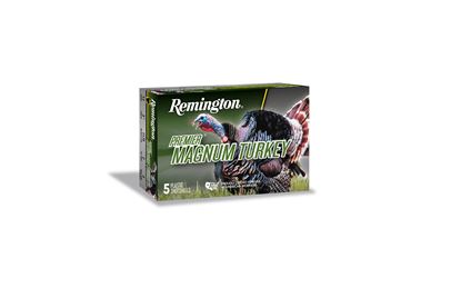 Picture of Remington P1235M4A Premier Magnum Shotshell 12 GA, Copper-Plated, 3-1/2", No. 4, 2-1/4oz, 1150fps, 5 Rnd, Boxed