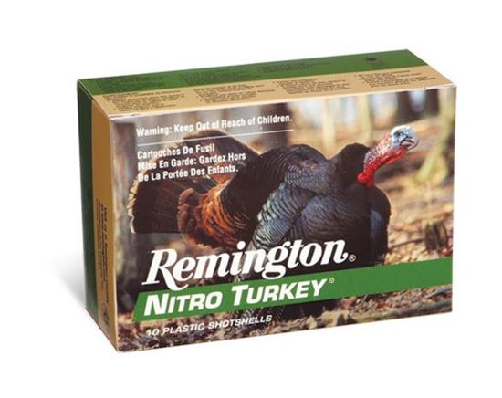 Picture of Remington NT12H4A Nitro Turkey Magnum Loads Shotshell 12 GA, 3", No. 4, 1-7/8oz, 1210fps, 5 Rnds, Boxed