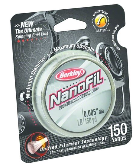 Picture of Berkley NF1502-CM Nanofil Uni-Filament Line 2lb 150yd Filler Spool Clear Mist