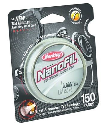 Picture of Berkley NF1504-CM Nanofil Uni-Filament Line 4lb 150yd Filler Spool Clear Mist