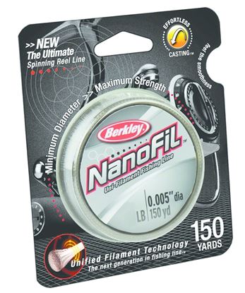 Picture of Berkley NF15010-CM Nanofil Uni-Filament Line 10lb 150yd Filler Spool Clear Mist