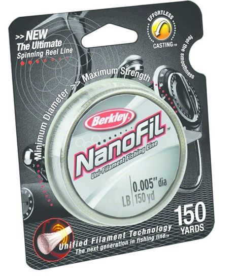 Picture of Berkley NF15014-CM Nanofil Uni-Filament Line 14lb 150yd Filler Spool Clear Mist