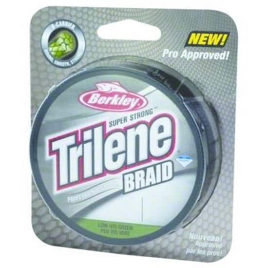 Picture of Berkley TBFS10-22 Trilene Braid 10lb/2 Professional Grade Line 150yd Filler Spool LowVis Green