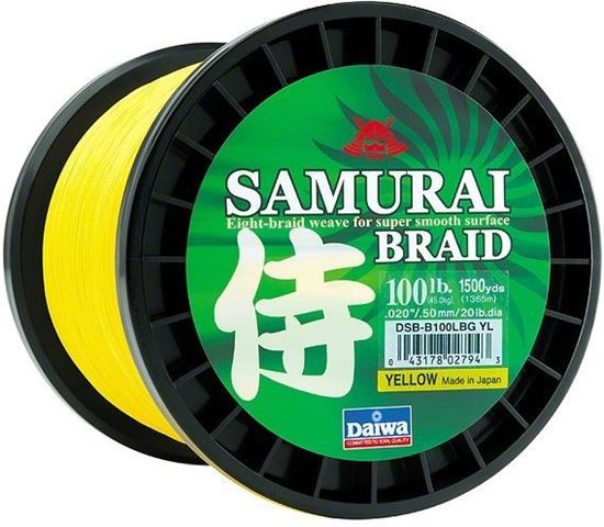 Picture of Daiwa DSB-B30LBG Samurai Braided Line 30lb 1500yd Filler Spool Green