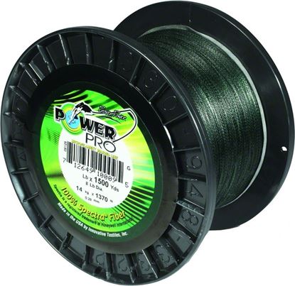 Picture of Power Pro 21100101500E Spectra Braided Fishing Line 10lb 1500yd Green