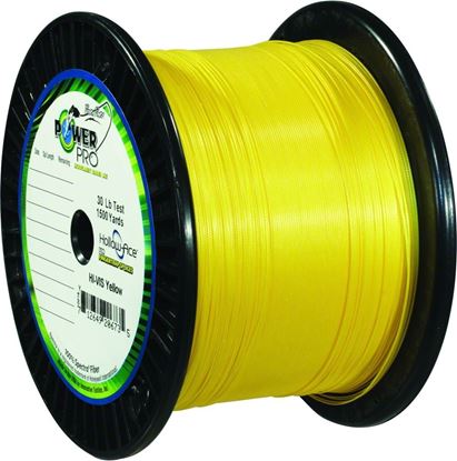 Picture of Power Pro 21100301500Y Spectra Braided Fishing Line 30lb 1500yd Hi-Vis Yellow