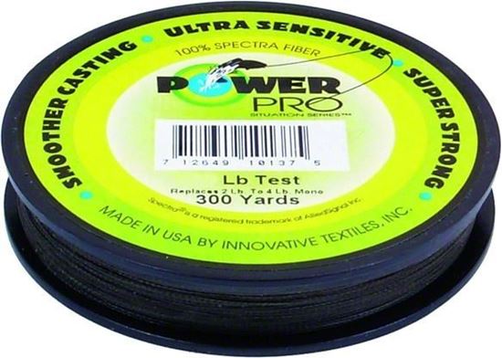 Picture of Power Pro 21100080300E Spectra Braided Fishing Line 8lb 300yd Green