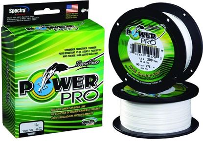 Picture of Power Pro 21100300300W Spectra Braided Fishing Line 30lb 300yd White (733352)