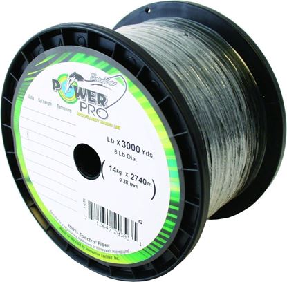 Picture of Power Pro 21100203000E Spectra Braided Fishing Line 20lb 3000yd Green