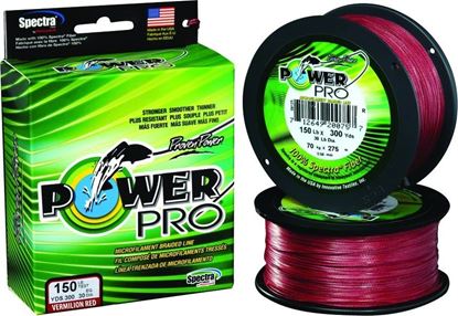 Picture of Power Pro 21100300300V Spectra Braided Fishing Line 30lb 300yd Vermillion Red