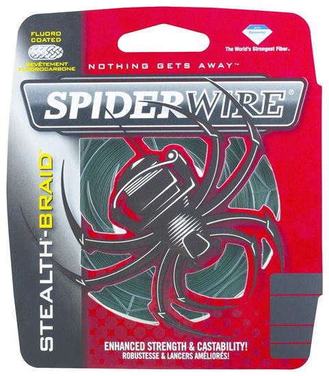 Picture of Spiderwire SCS8G-125 Stealth Braided Line 8/1.5lb/Dia 125yd Filler Spool Moss Green