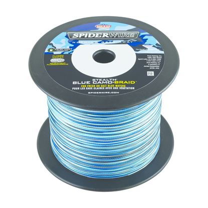 Picture of Spiderwire SS20BC-1500 Stealth Braided Line 20lb 1500yd Blue Camo