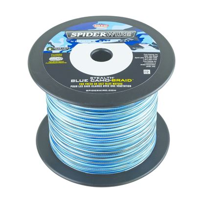 Picture of Spiderwire SS65BC-1500 Stealth Braided Line 65lb 1500yd Blue Camo