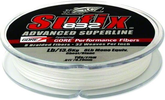 Picture of Sufix 660-030GH 832 Advanced Superline Braid 30lb 150yd Ghost Boxed