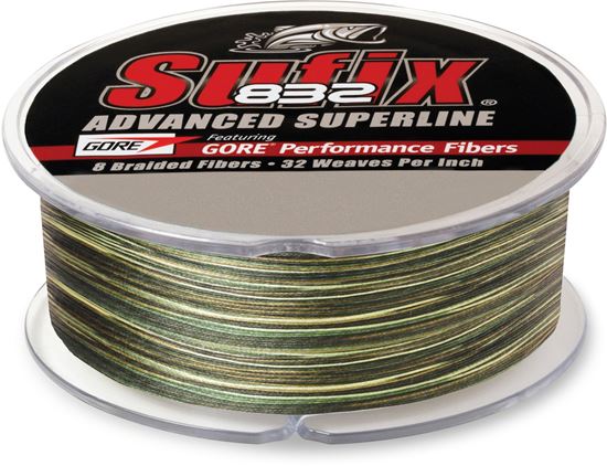 Picture of Sufix 660-220CA 832 Advanced Superline Braid 20lb 600yd Camo Boxed