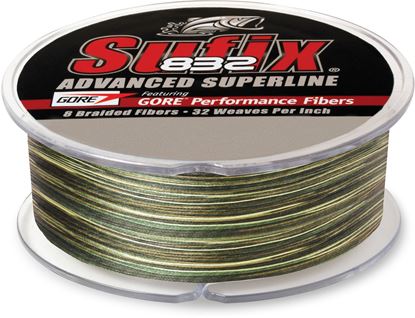 Picture of Sufix 660-230CA 832 Advanced Superline Braid 30lb 600yd Camo Boxed