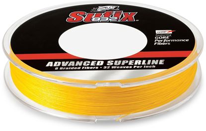 Picture of Sufix 660-008Y 832 Advanced Superline Braid 8lb 150yd Hi-Vis Yellow Boxed