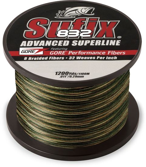 Picture of Sufix 660-320CA 832 Advanced Superline Braid 20lb 1200yd Camo Boxed