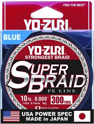 Picture of Yo-Zuri YZ SB 10LB BL 300YD SuperBraid Line 10lb 300yd Blue Boxed