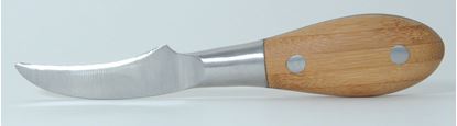 Picture of Marine Sports 2642 Crab Knife 6", Stainless Steel, 2.5" Blade, Bamboo Handle Casson's Cutlery