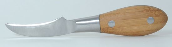 Picture of Marine Sports 2642 Crab Knife 6", Stainless Steel, 2.5" Blade, Bamboo Handle Casson's Cutlery